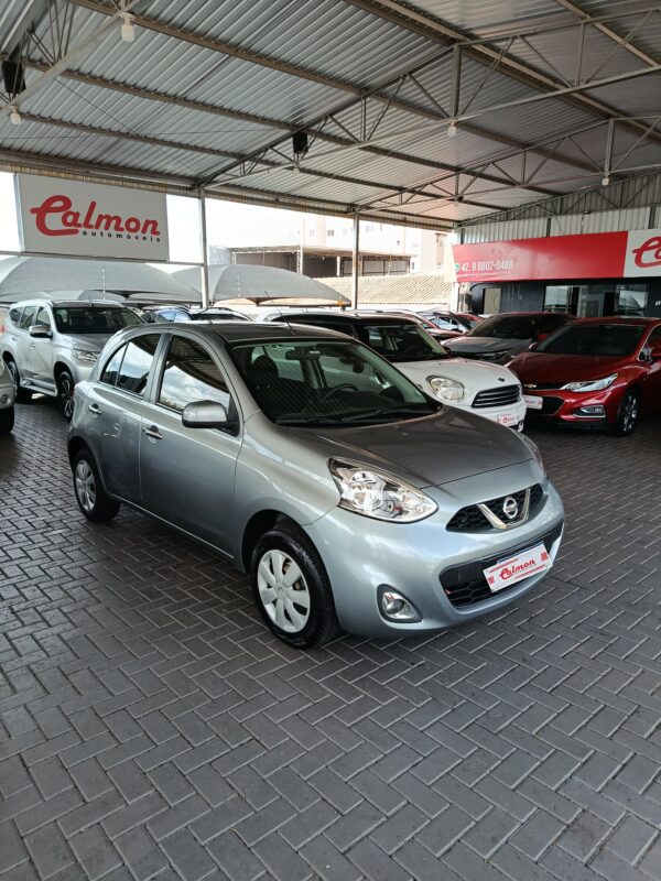 NISSAN MARCH S 1.0 2015 CINZA