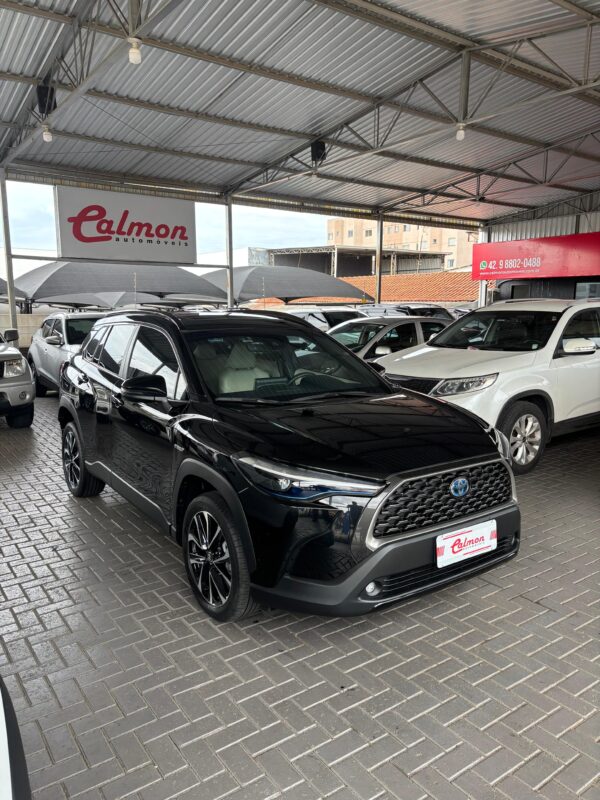 TOYOTA COROLLA CROSS XRX 1.8 HYBRID AUTOMÁTICA 2024 PRETA